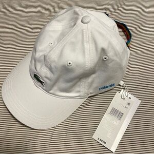 Lacoste White Cap with Rainbow Strap